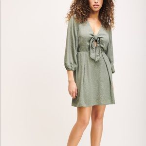 Dynamite Front Tie Dress